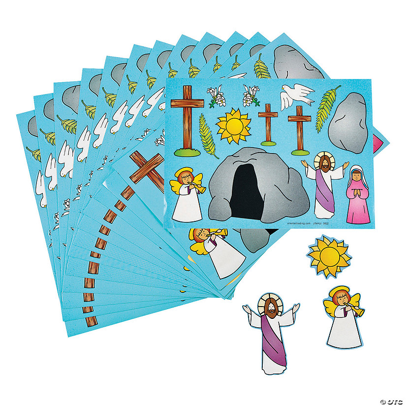 He Lives Tomb Sticker Sheets - 12 Pc. Image