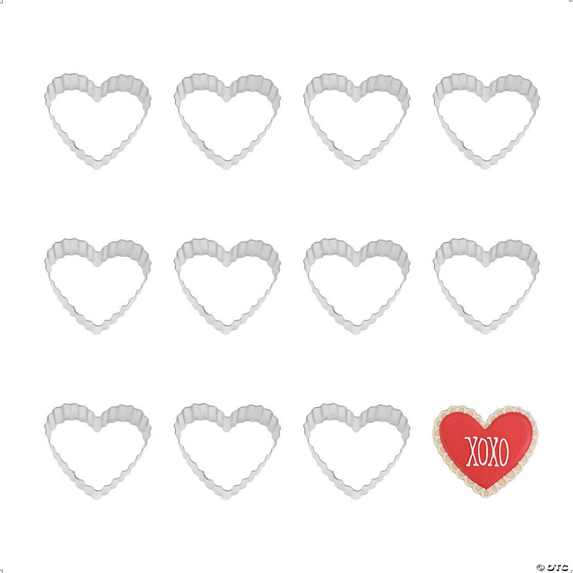 Heart Fluted 3.5" Cookie Cutters Image