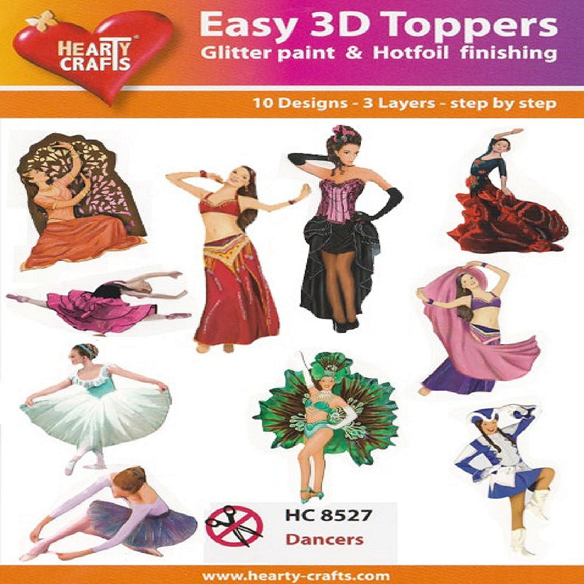Hearty Crafts Easy 3D  Dancers 10 different designs Image