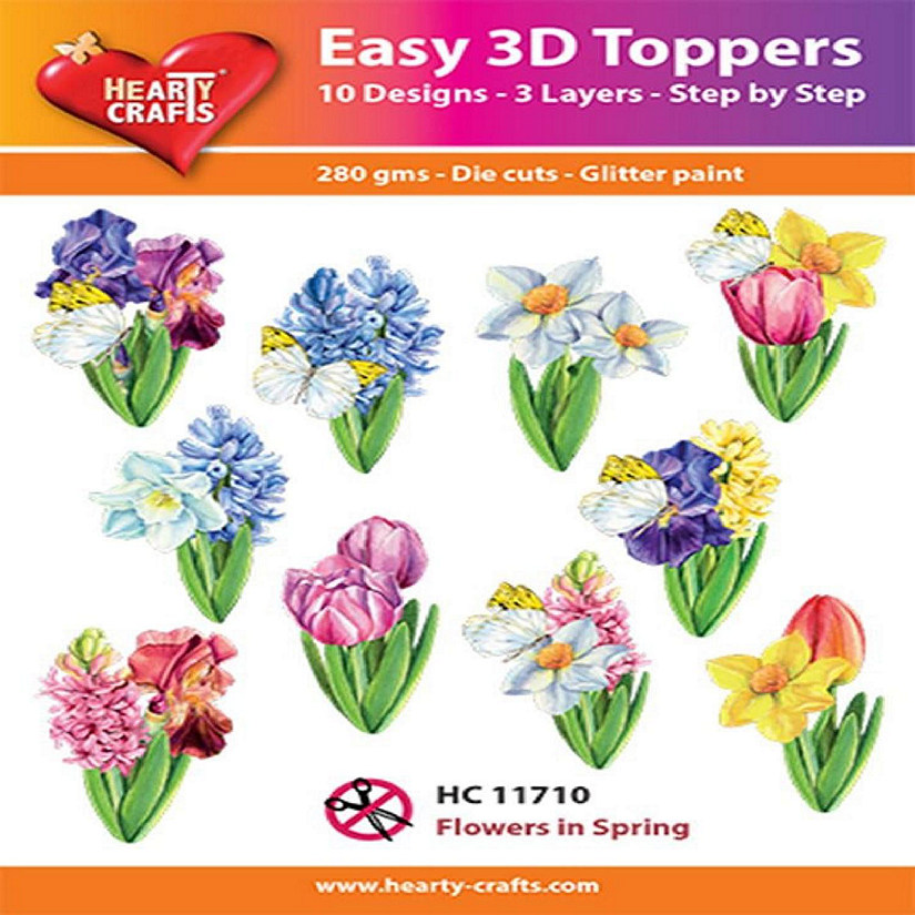 Hearty Crafts Easy 3D Toppers  Flowers in Spring Image