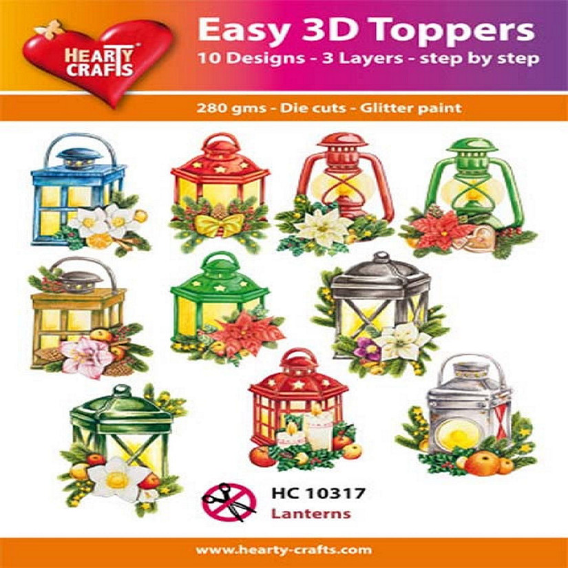 Hearty Crafts Easy 3D Toppers Lanterns Image