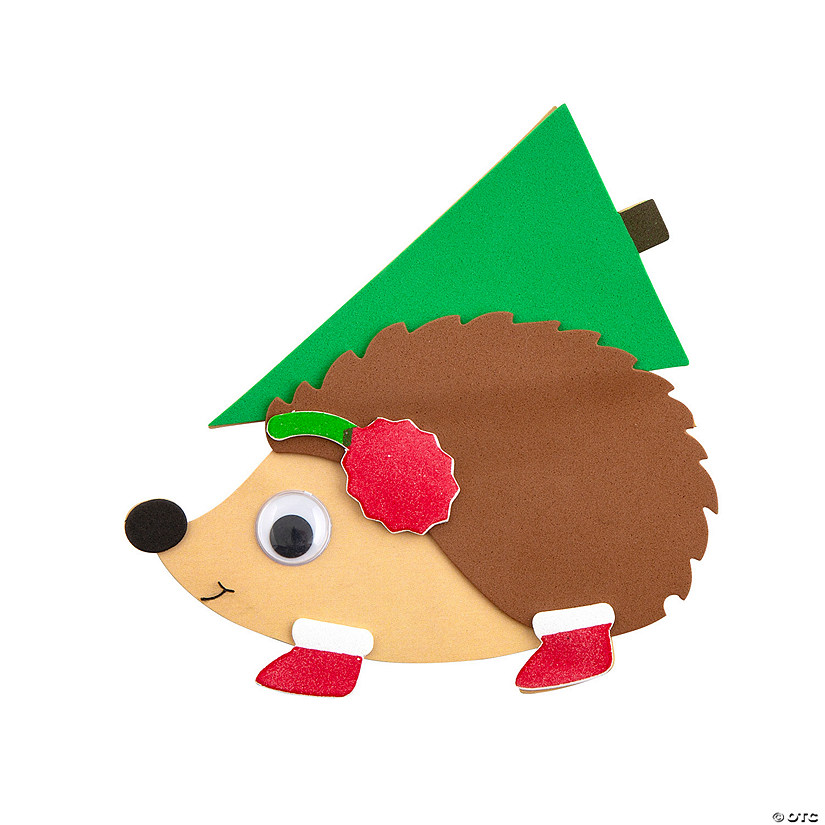 Hedgehog & Tree Magnet Craft Kit - Makes 12 Image