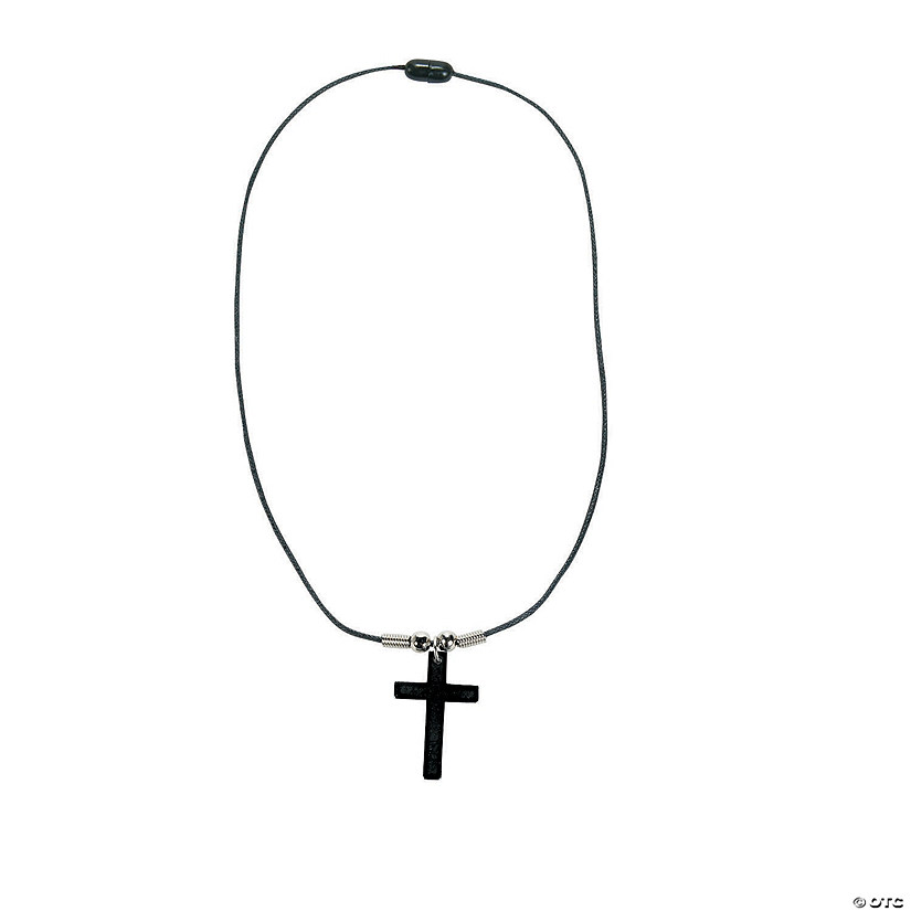 Hematite Cross Necklaces - 12 Pc. Image