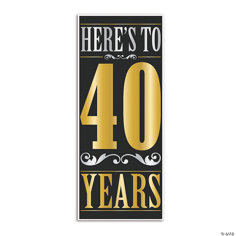 Here&#8217;s To 40 Years Door Cover Image