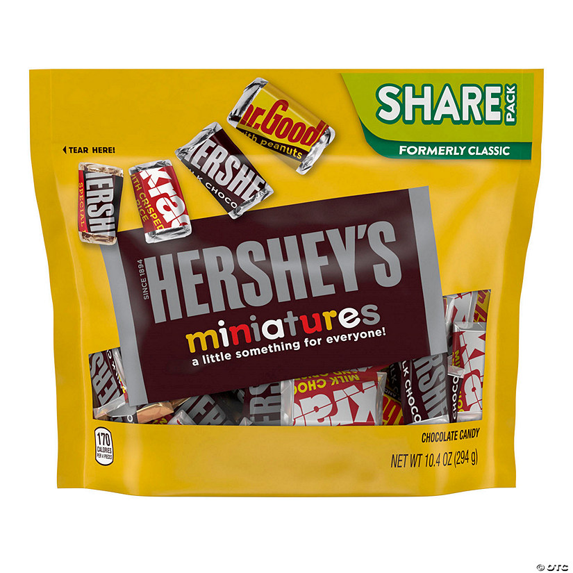HERSHEY'S Miniatures Chocolate Candy Assortment, 10.4 oz, 3 Pack Image