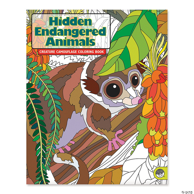 Hidden Endangered Animals Coloring Book Image