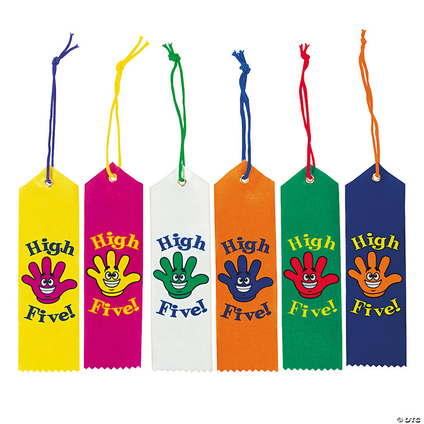 High Five Ribbons - 12 Pc. Image