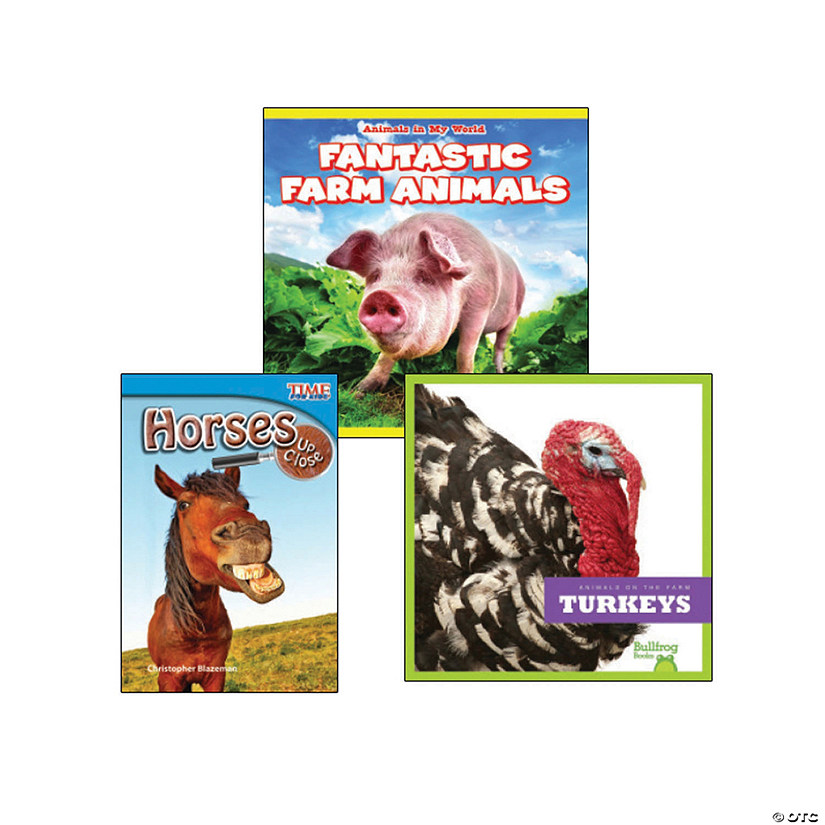 High Interest Science -  Farm Animals - Grades 1-2 Book Set Image