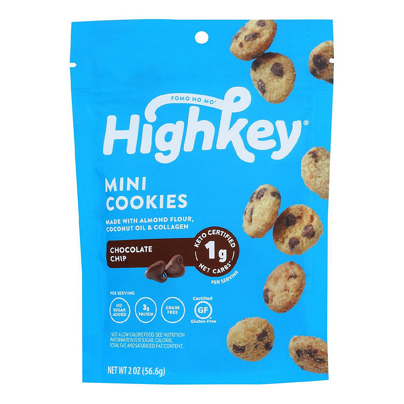 High Key - Cookie Chocolate Chip Keto - Case of 6-2 OZ Image