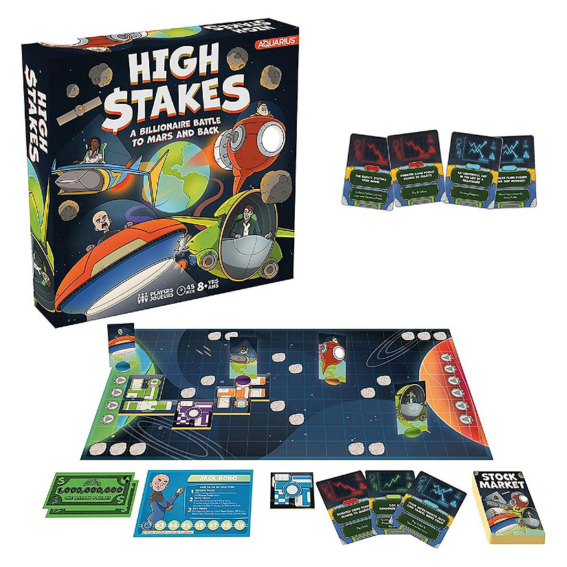 High $takes Billionaire Battle to Mars Board Game Image