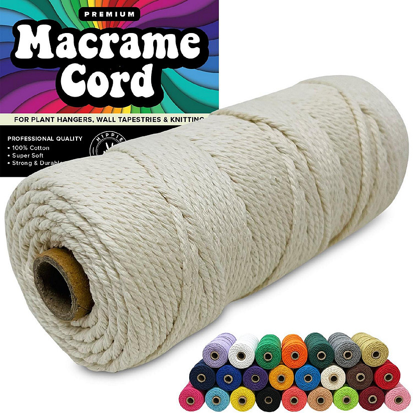 Hippie Crafter 100% Cotton Macrame 3mm Cord Image
