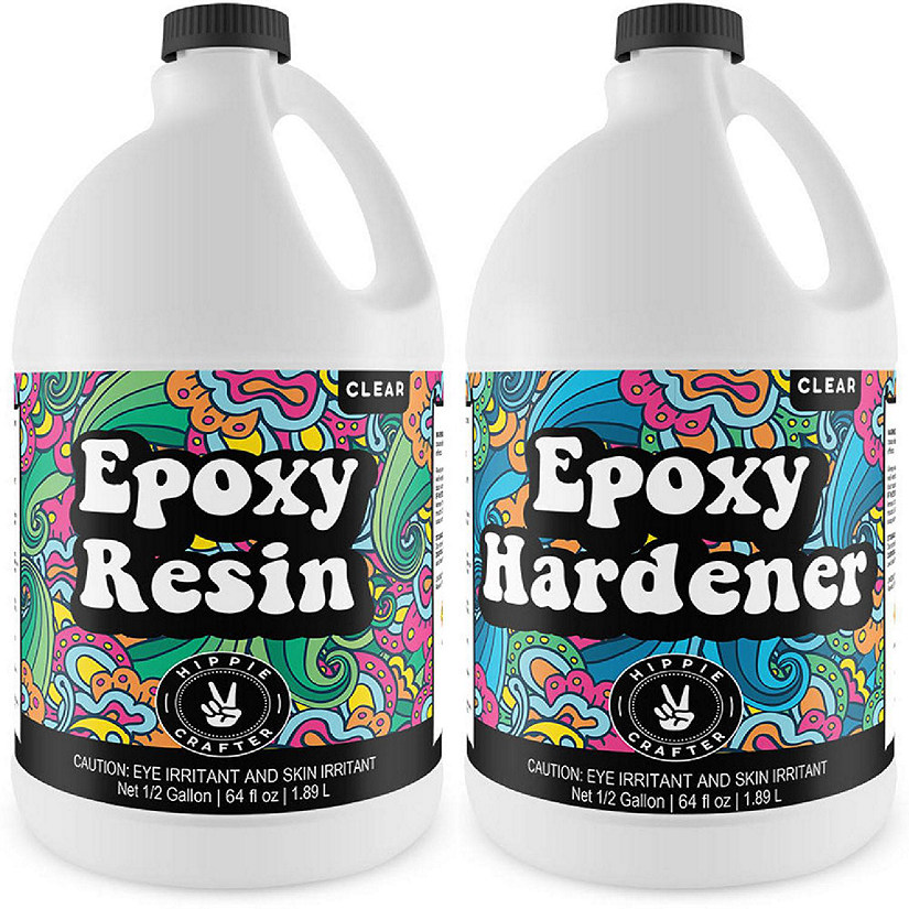 Hippie Crafter Epoxy Resin Kit 1 Gallon Image