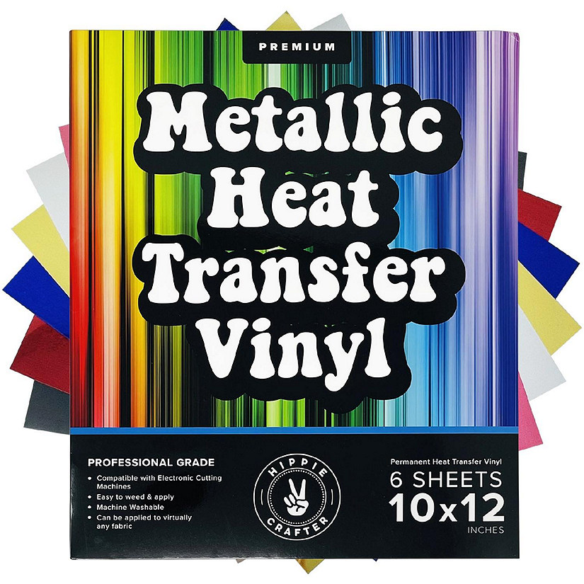 Hippie Crafter Metallic Heat Transfer Vinyl Image