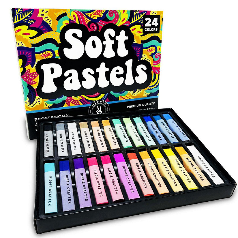 Hippie Crafter Soft Chalk Pastels 24 Pc Image