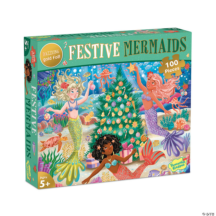 Holiday Mermaids Puzzle Image