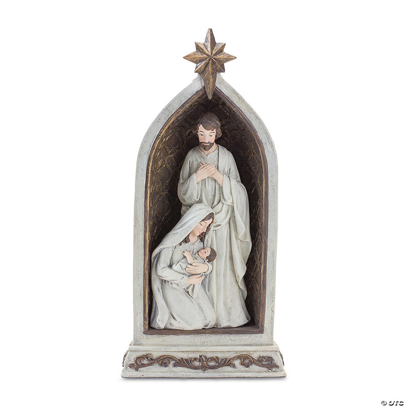 Holy Family Nativity Arch (Set Of 2) 12.5"H Resin Image