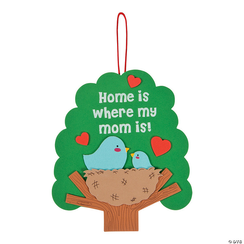 Home is Where My Mom is Sign Craft Kit- Makes 12 Image