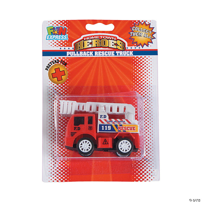 Hometown Heroes Fire Truck Pull-Back Toys Image