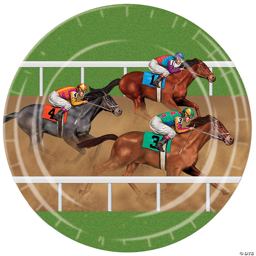 Horse Racing Plates 9" Image