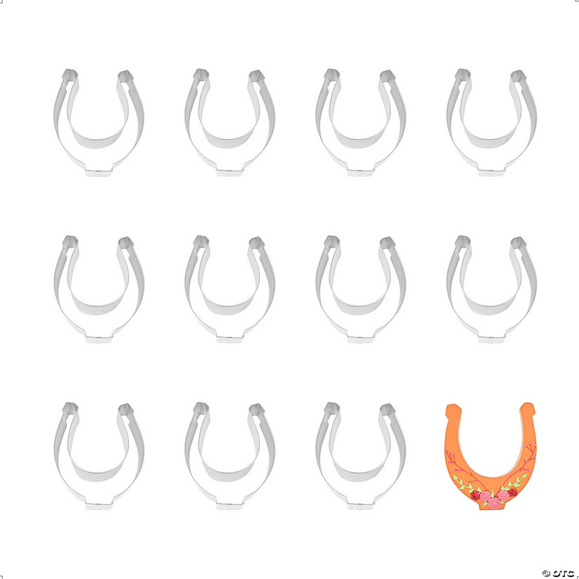 Horseshoe 5" Cookie Cutters Image