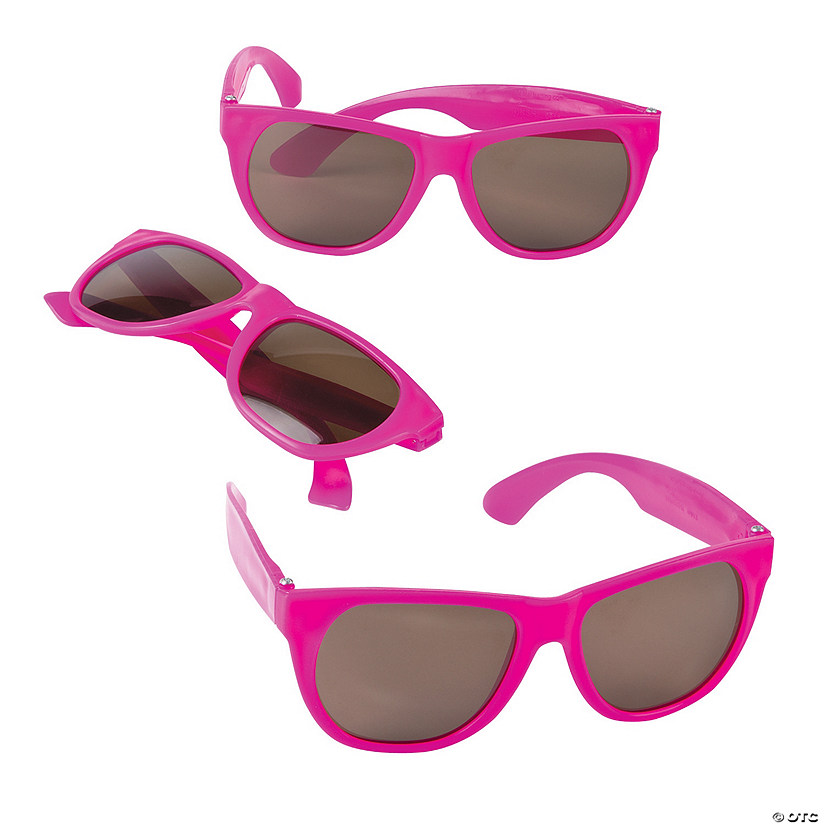 Hot Pink Nomad Sunglasses - 12 Pc. Image