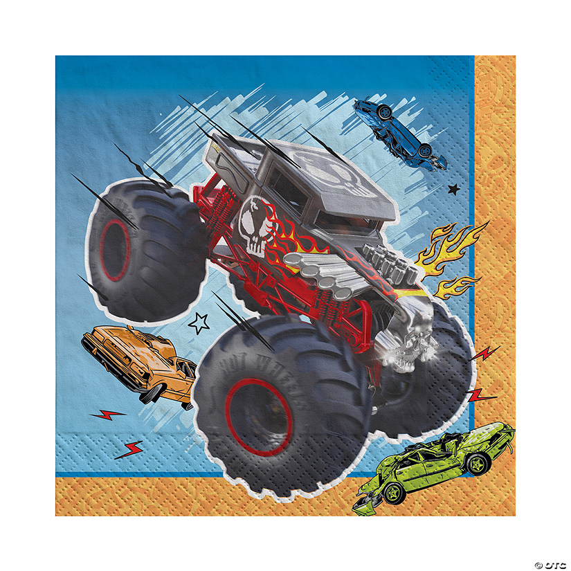 Hot Wheels&#8482; Monster Truck Luncheon Napkins - 16 Ct. Image