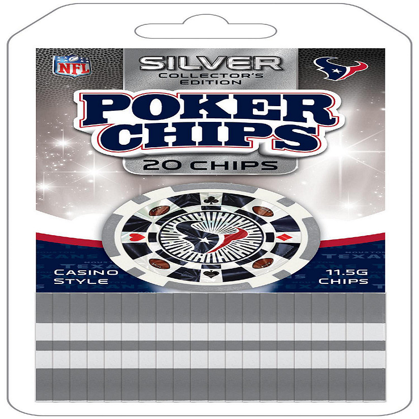 Houston Texans 20 Piece Poker Chips Image