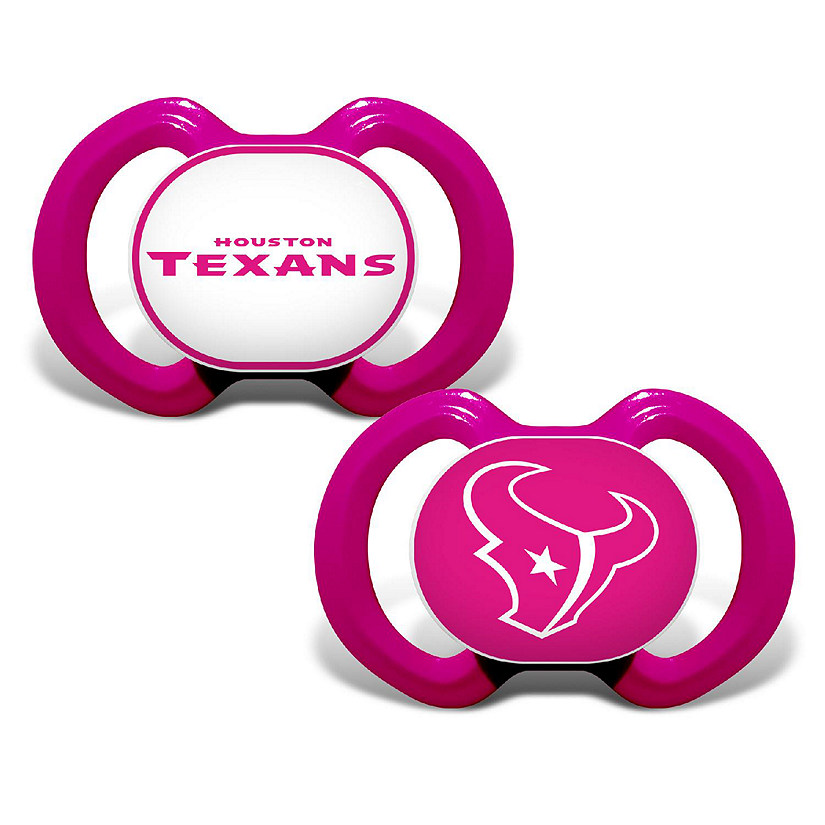 Houston Texans - Pink Pacifier 2-Pack Image