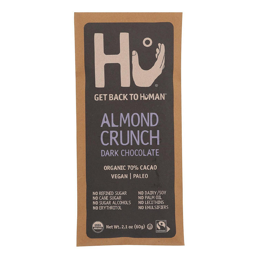 Hu - Dark Chocolate Br Almond Crunch - Case of 12-2.1 OZ Image