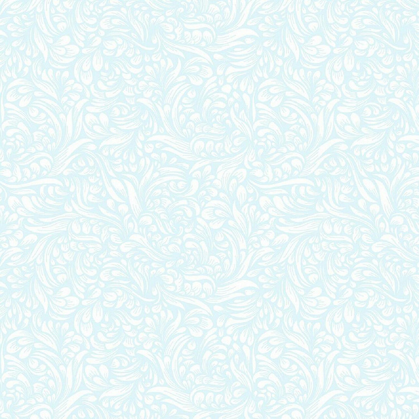 Hummingbird Bouquet Sku Blue Texture Cotton Fabric by Elizabeth's Studio Image