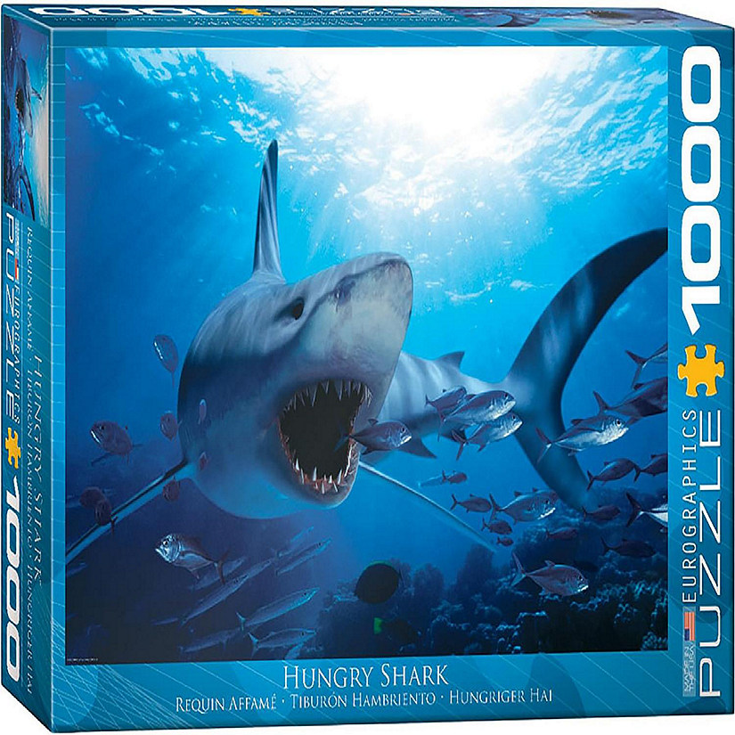 Hungry Shark 1000 Piece Jigsaw Puzzle Image