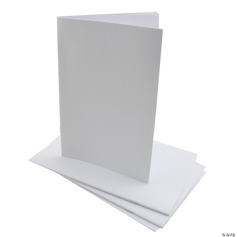 Hygloss Blank Paperback Books, 5.5" x 8.5", White, Pack of 20 Image