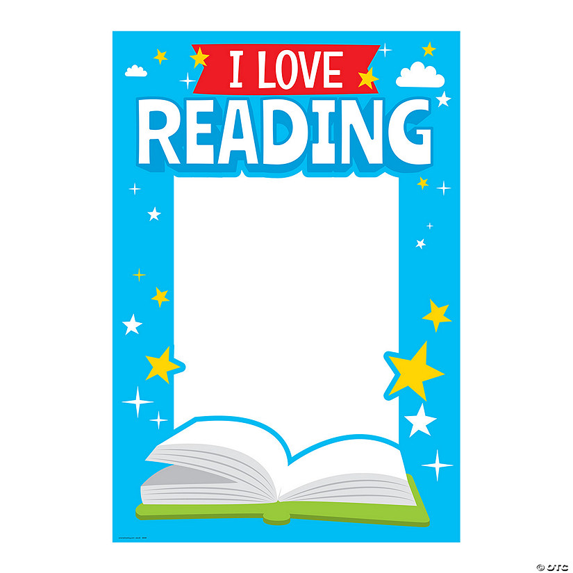 I Love Reading Instaframe Photo Booth Cutout Image