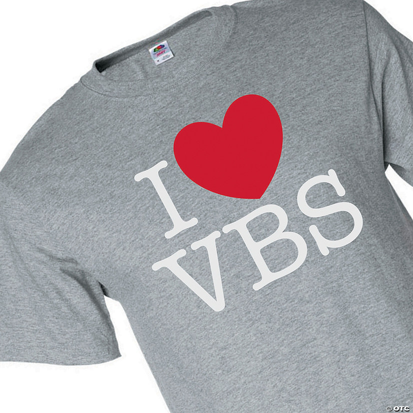 I Love VBS Adult's T-Shirt Image
