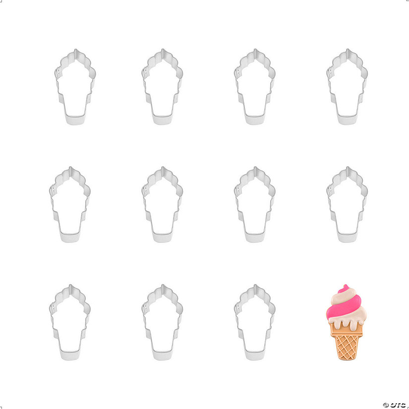 Ice Cream Cone 4" Cookie Cutters Image