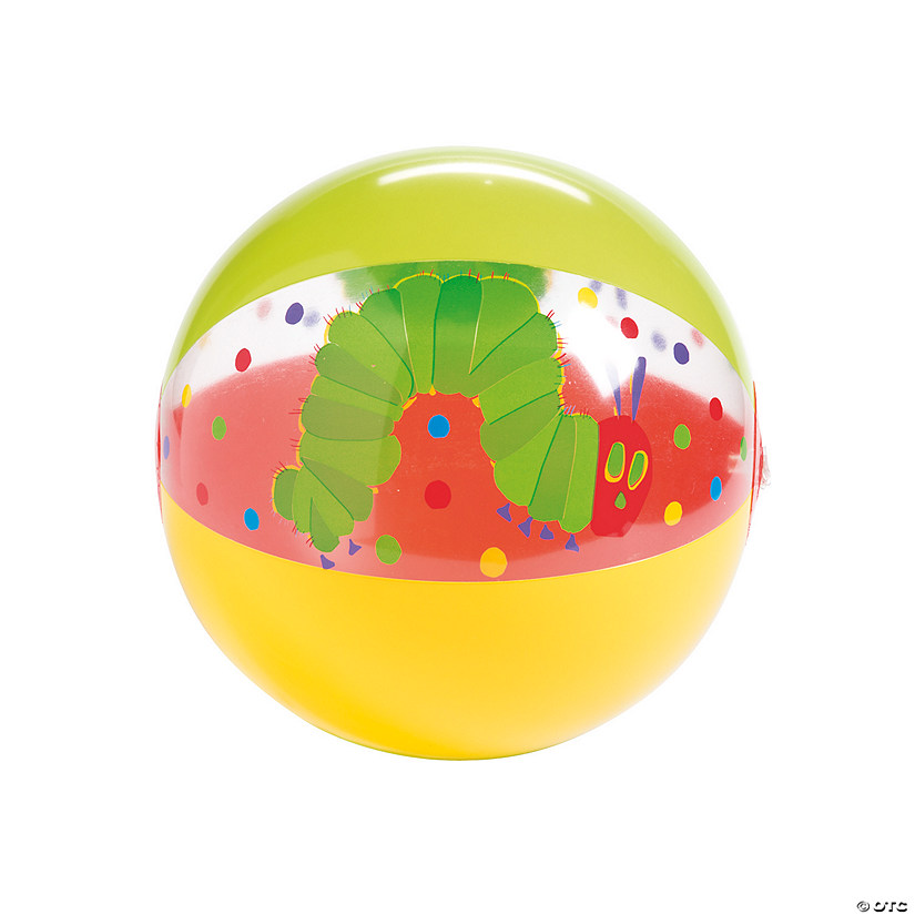 Inflatable 11" The Very Hungry Caterpillar&#8482; Medium Beach Balls - 12 Pc. Image