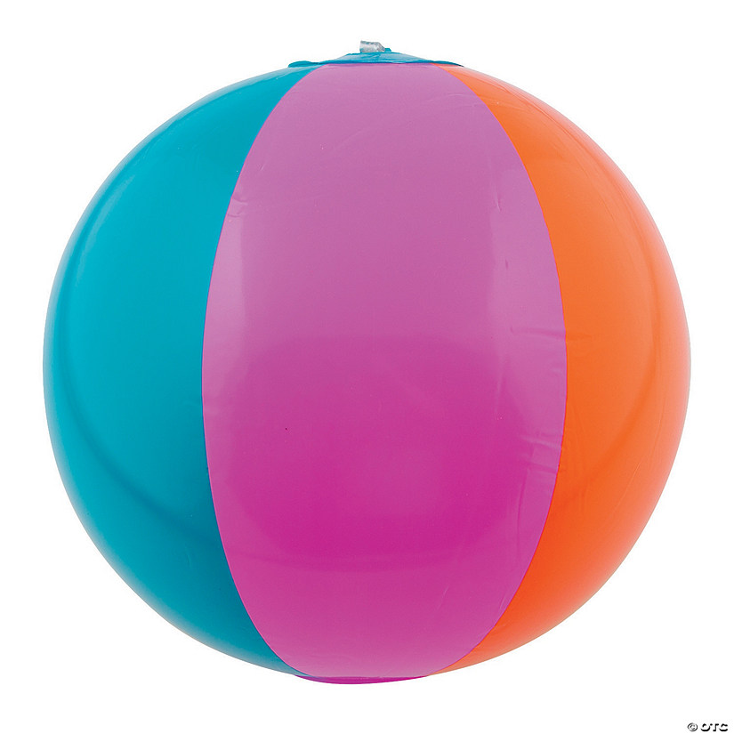 Inflatable 9" Bright Beach Ball Image