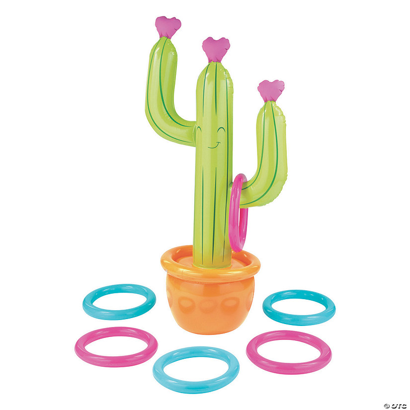 Inflatable Cactus Ring Toss Game Image