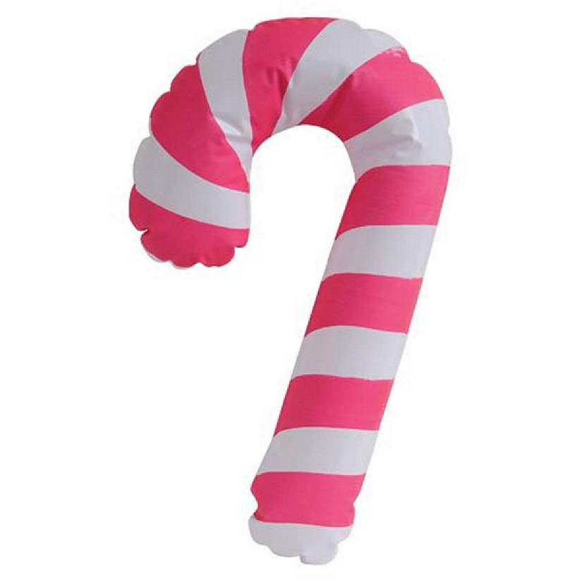 Inflatable Candy Cane for Kids, Pink - Pack of 12 Image