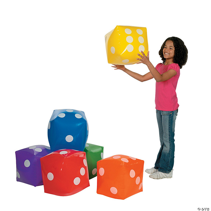 Inflatable Dice Set - 6 Pc. Image