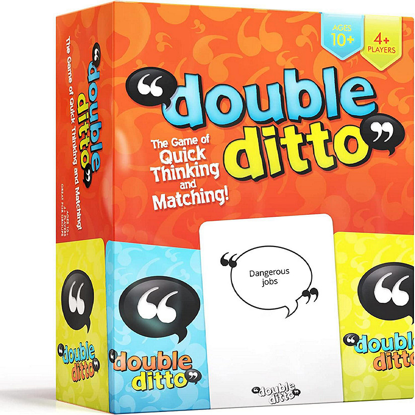 Inspiration Play - Double Ditto - A Hilarious Family Party Guessing Board Game Image