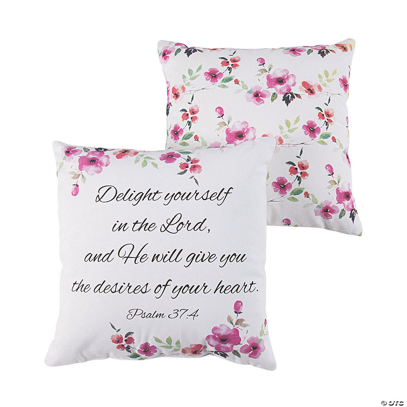 Inspirational Floral Pillow Set - 2 Pc. Image