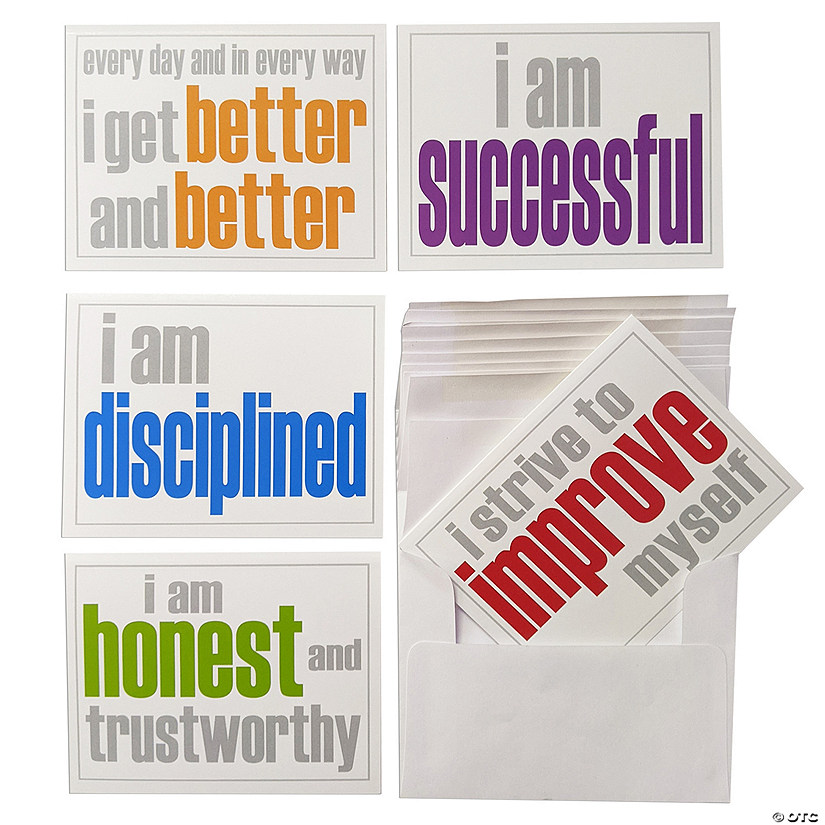 Inspired Minds Inner Strength Booster Set, Note Cards and Envelopes, 2 Each of 5 Titles Image