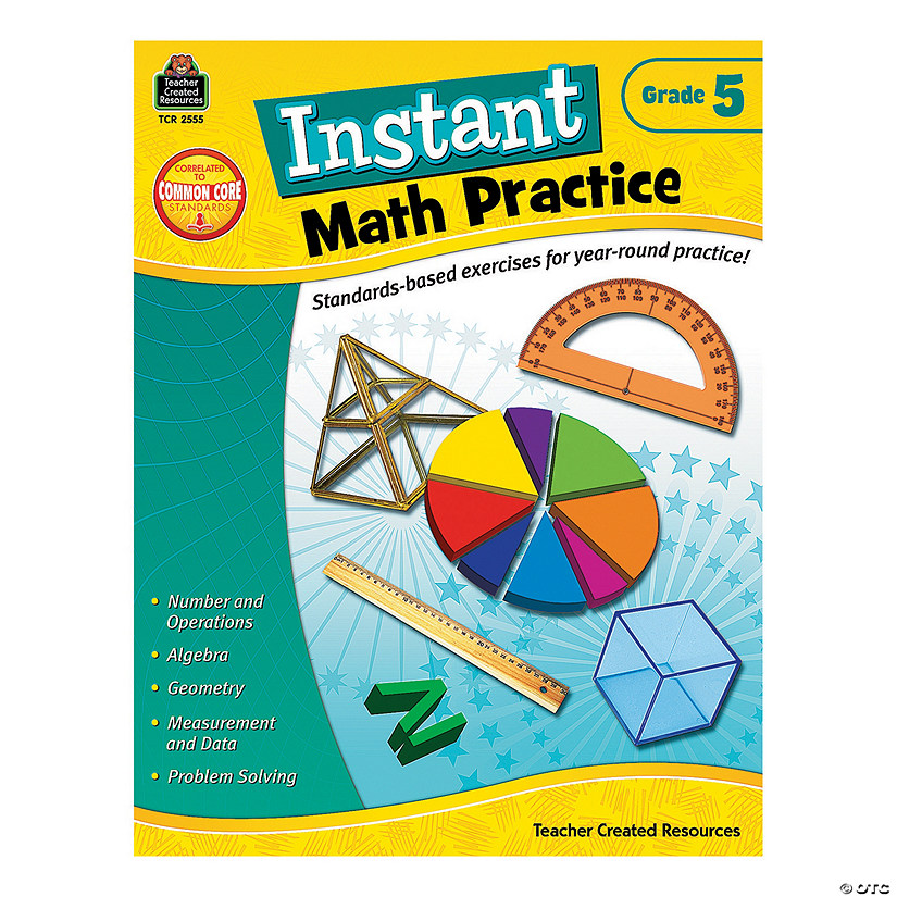 Instant Math Practice Grade 5 Image