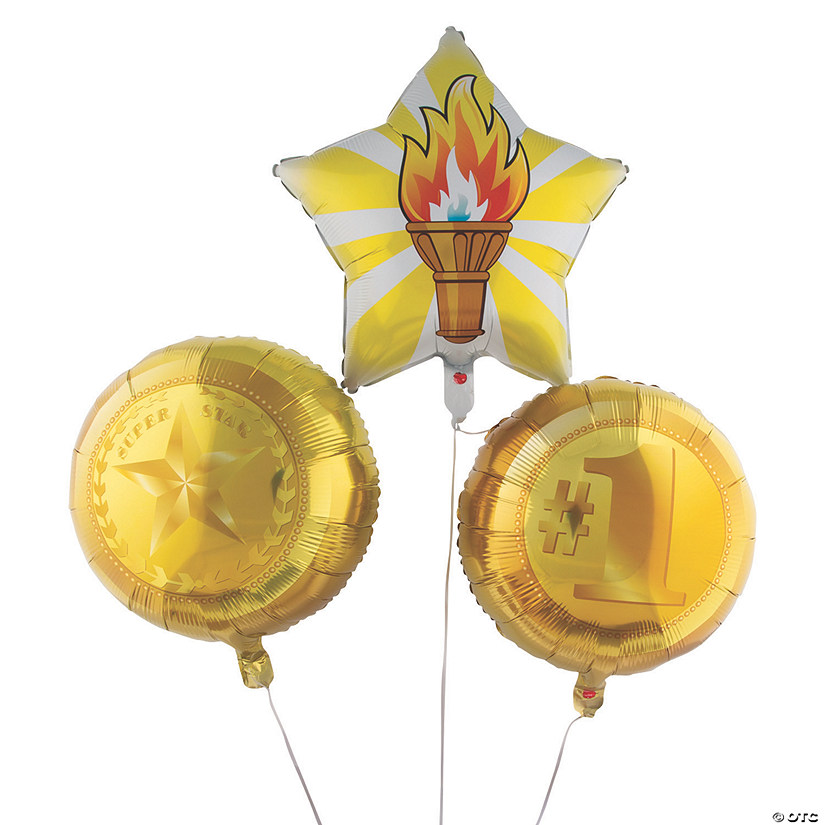 International Games 18" Mylar Balloons - 3 Pc. Image
