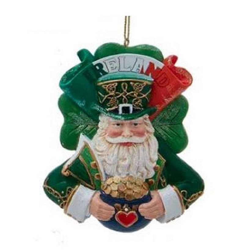 Irish Santa Claus Christmas Tree Ornament Ireland Image