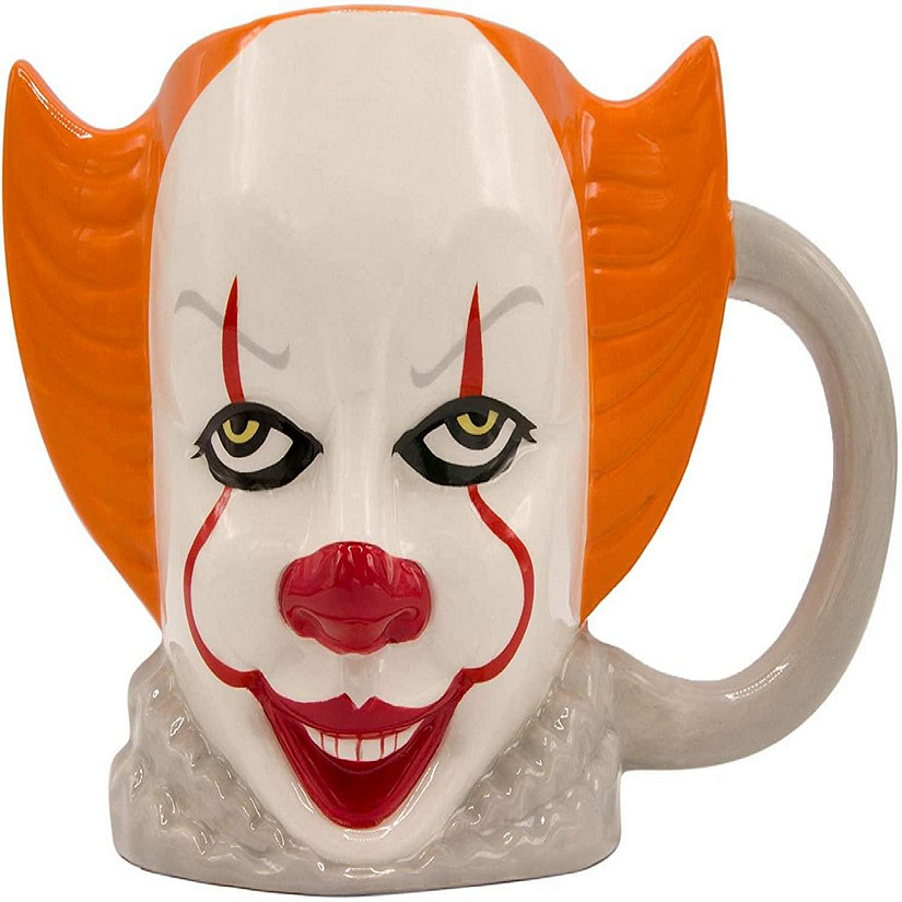 IT Pennywise 3D Sculpted Ceramic Mug  Holds 21 Ounces Image