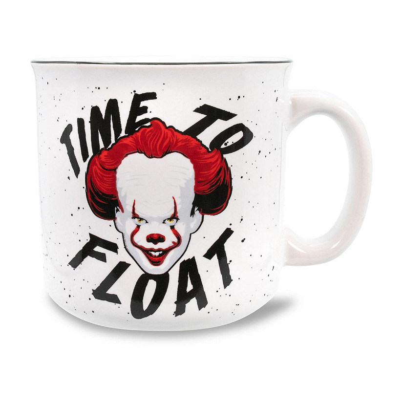 IT Pennywise "Time To Float" Ceramic Camper Mug  Holds 20 Ounces Image