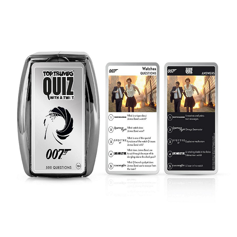 James Bond Every Assignment Top Trumps Card Game Image
