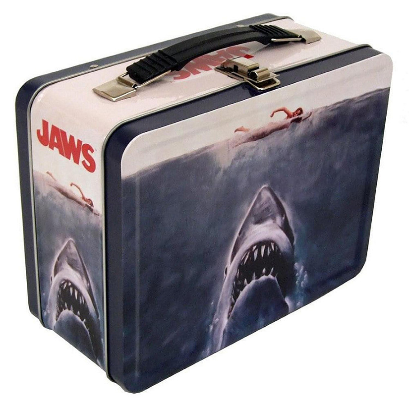 Jaws No Swimming Retro Metal Lunchbox Image